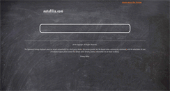 Desktop Screenshot of notafilia.com